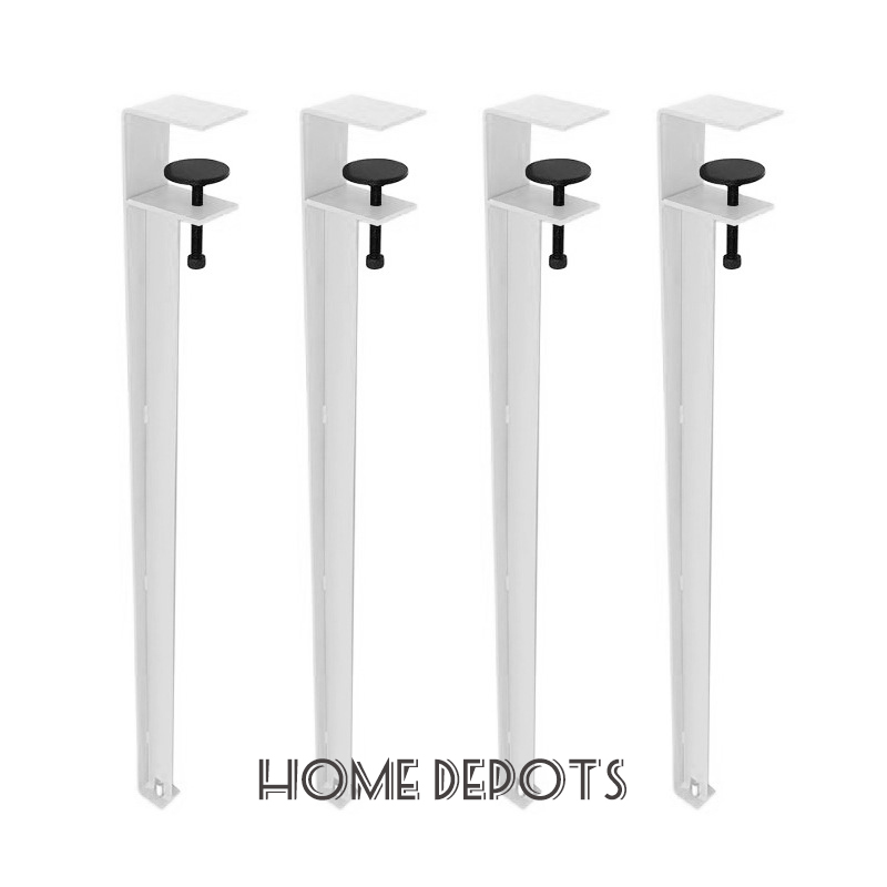 Home Depots Clamp type adjustable table leg 4pcs [for Desk, Dining