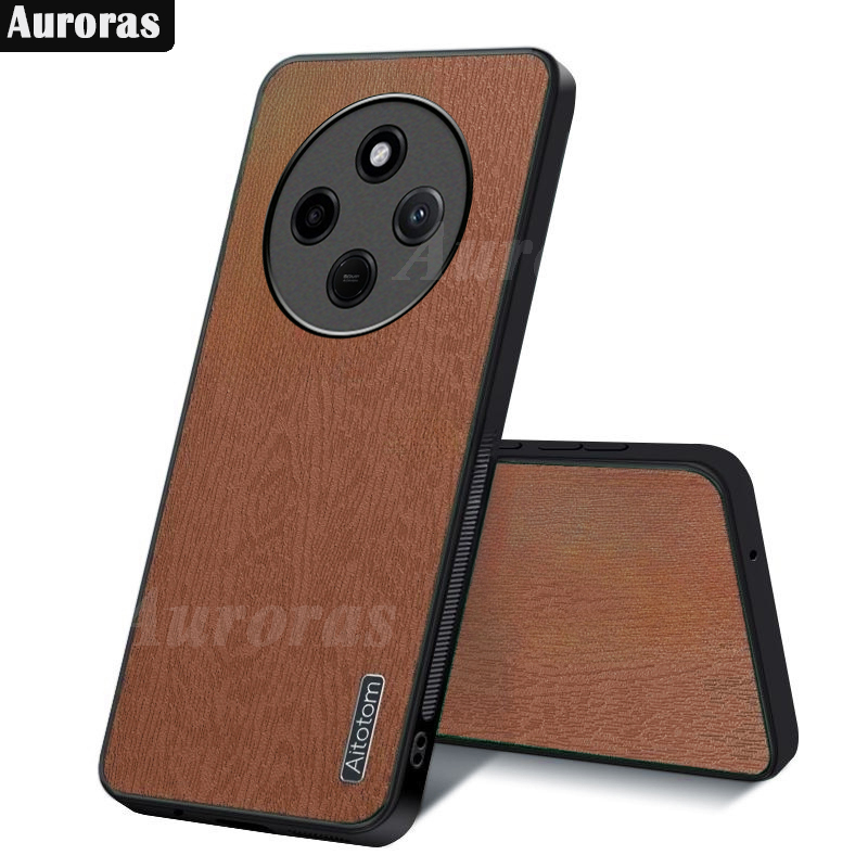 For Xiaomi Poco C75 Phone Case Tree Wooden Pattern Soft Frame Ultra Thin Fashional Cover for Xiaomi Poco C75 Cover Casing HP.