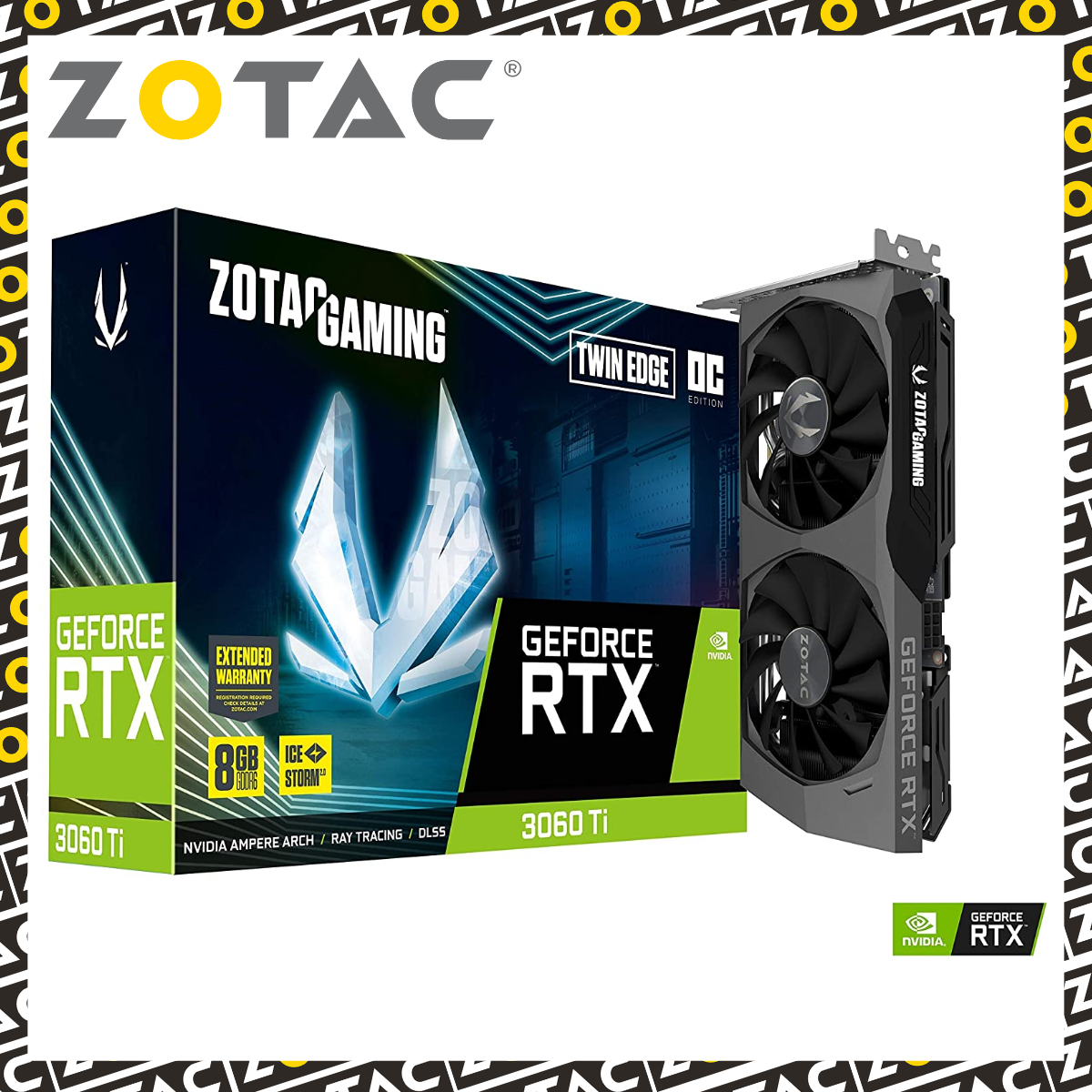 Zotac RTX 3060 Ti Twin Edge OC LHR (ZT-A30610H-10MLHR) | Lazada PH