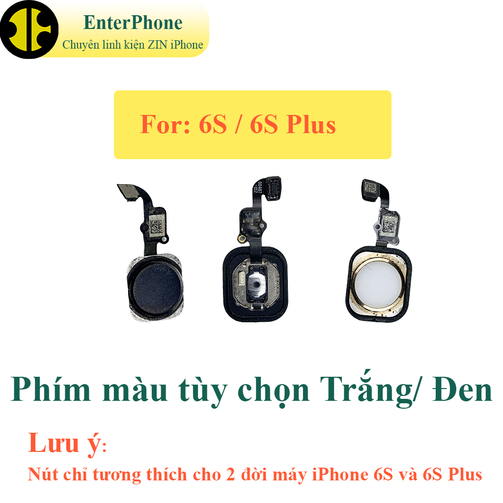 Phím home iP 6, 6 Plus, 6S, 6S Plus zin bóc máy