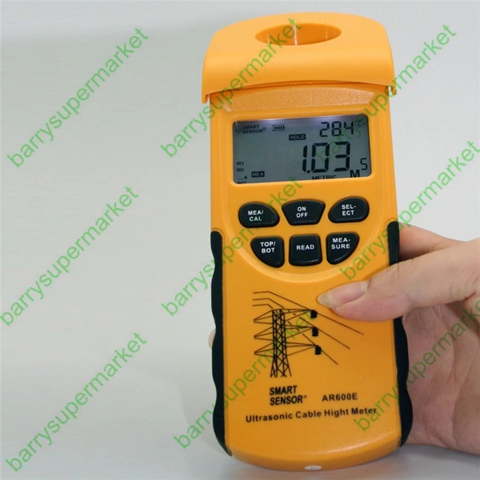Smart Sensor AR600E Ultrasonic Cable Height Meter Tester 3-23m Height ...