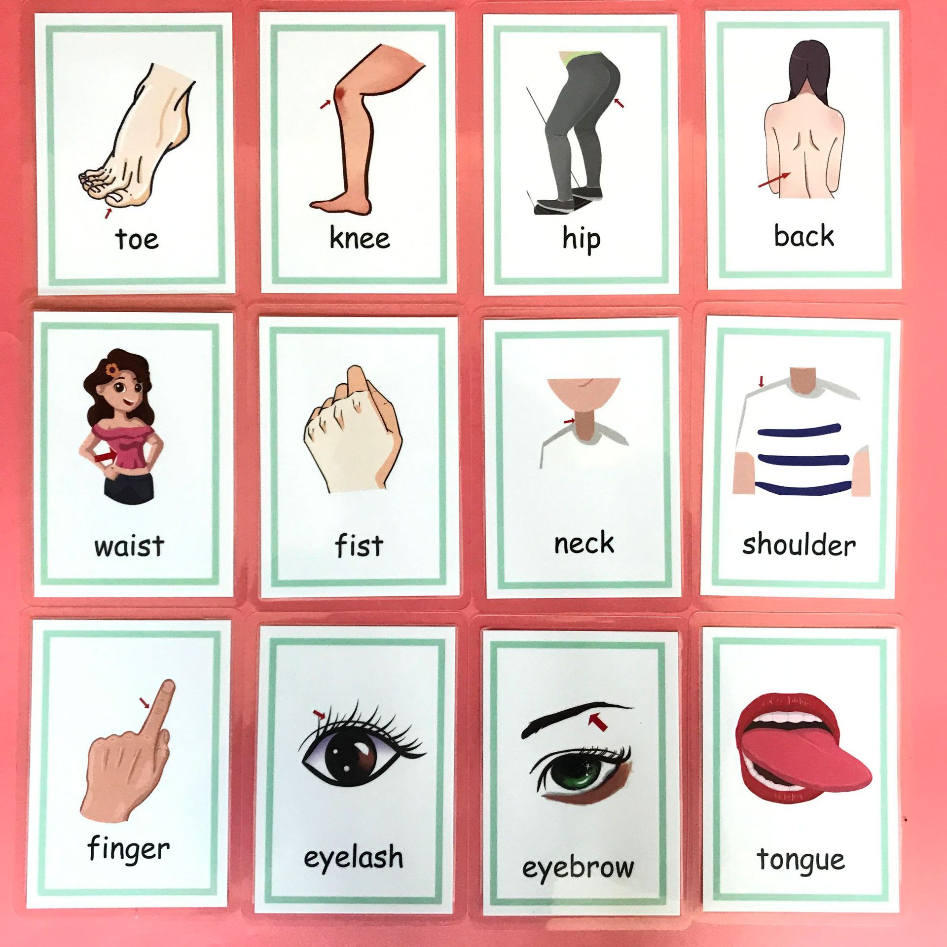 ；。‘【； Baby Montessori Toys Emotion Weather Learning Card Cartoon English Flash Cards Kids Learning Toys Educational Toys For Children