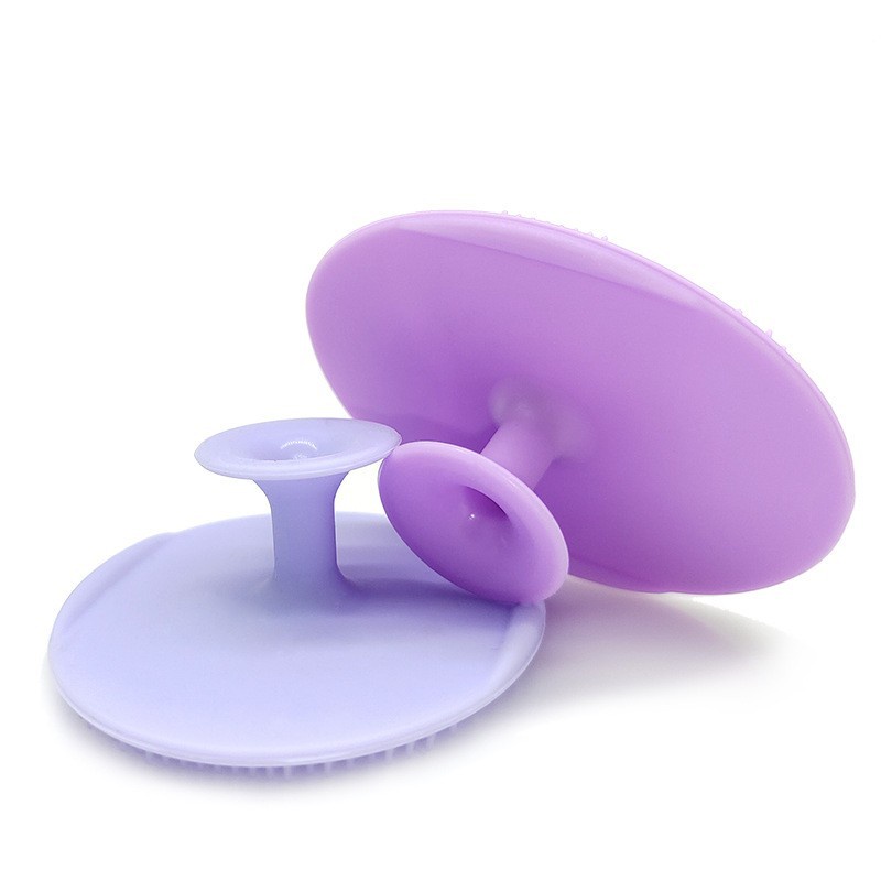 Miếng rửa mặt silicon gai mềm mại hình oval