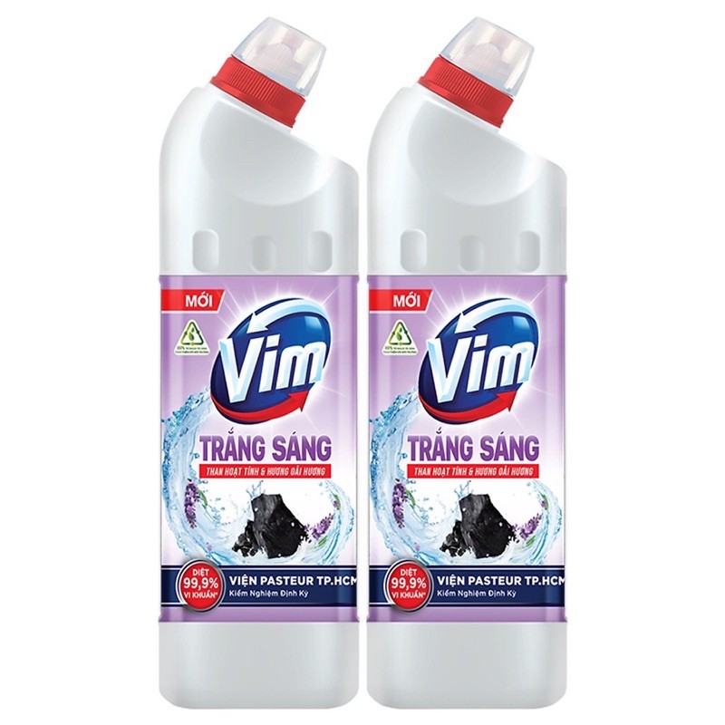 Combo 2 Chai Nước Tẩy Bồn Cầu Vim chai 880ml