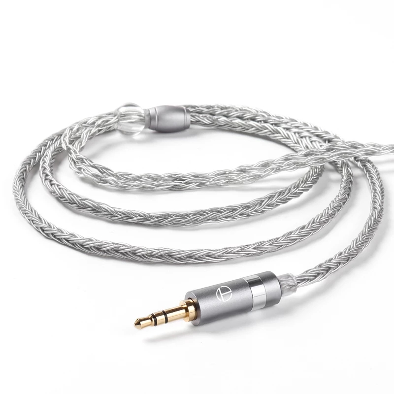 Trn t2 s 16 core silver plated hifi upgrade cable 3.5mm plug qdc connector - ảnh sản phẩm 3