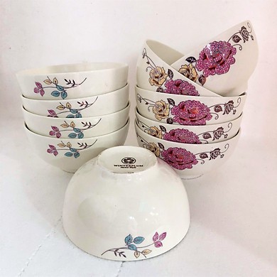 BỘ CHÉN SỨ OPAL 10 CÁI CAO CẤP- TÔ - CHÉN -ĐĨA- BỘ 10 CHÉN (giao mẫu ngẫu nhiên)