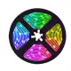 12V LED Light Strip 5M 16.4ft RGB LED Tape Lights RGB Rope Lights 16 Milions Colors Flexible Changing LED Strip Lights with Remote for TV Bedroom Party Home Lighting Kitchen Bar. 