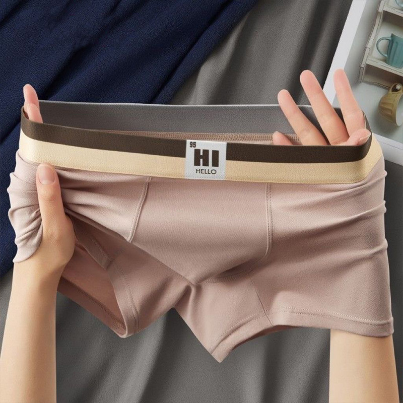 LIVE GREAT Maillard cotton men's panties Simple boxer briefs Men's boxer shorts