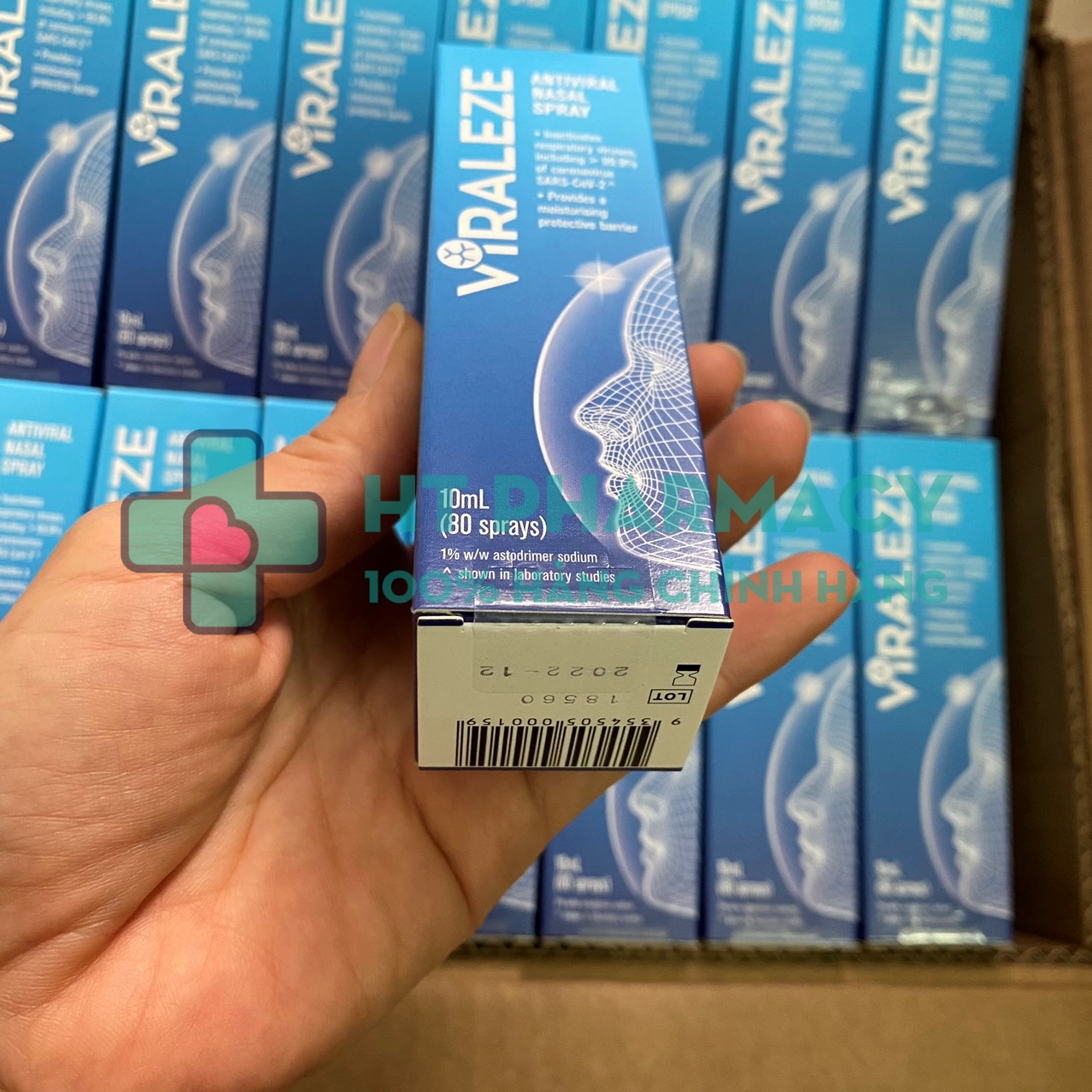 Bình xịt mũi viraleze kháng khuẩn Virus Starpharma Úc - 10ml