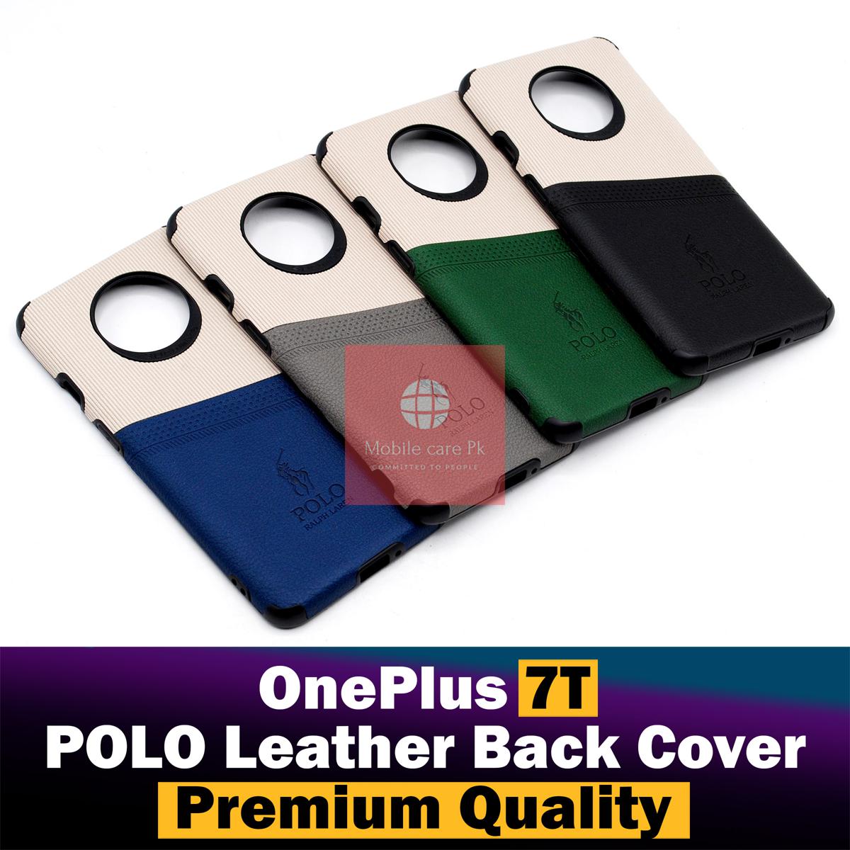 OnePlus 7T Back Cover Leather Type Soft 1+7T Case For Boys