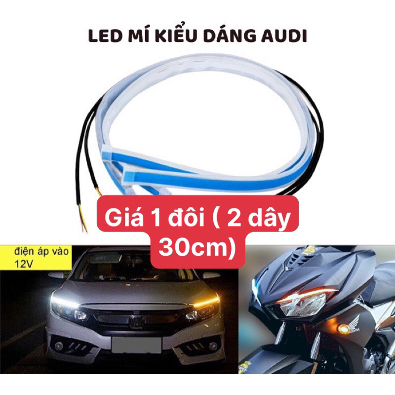 Dây led mí chạy audi 30cm chống nước