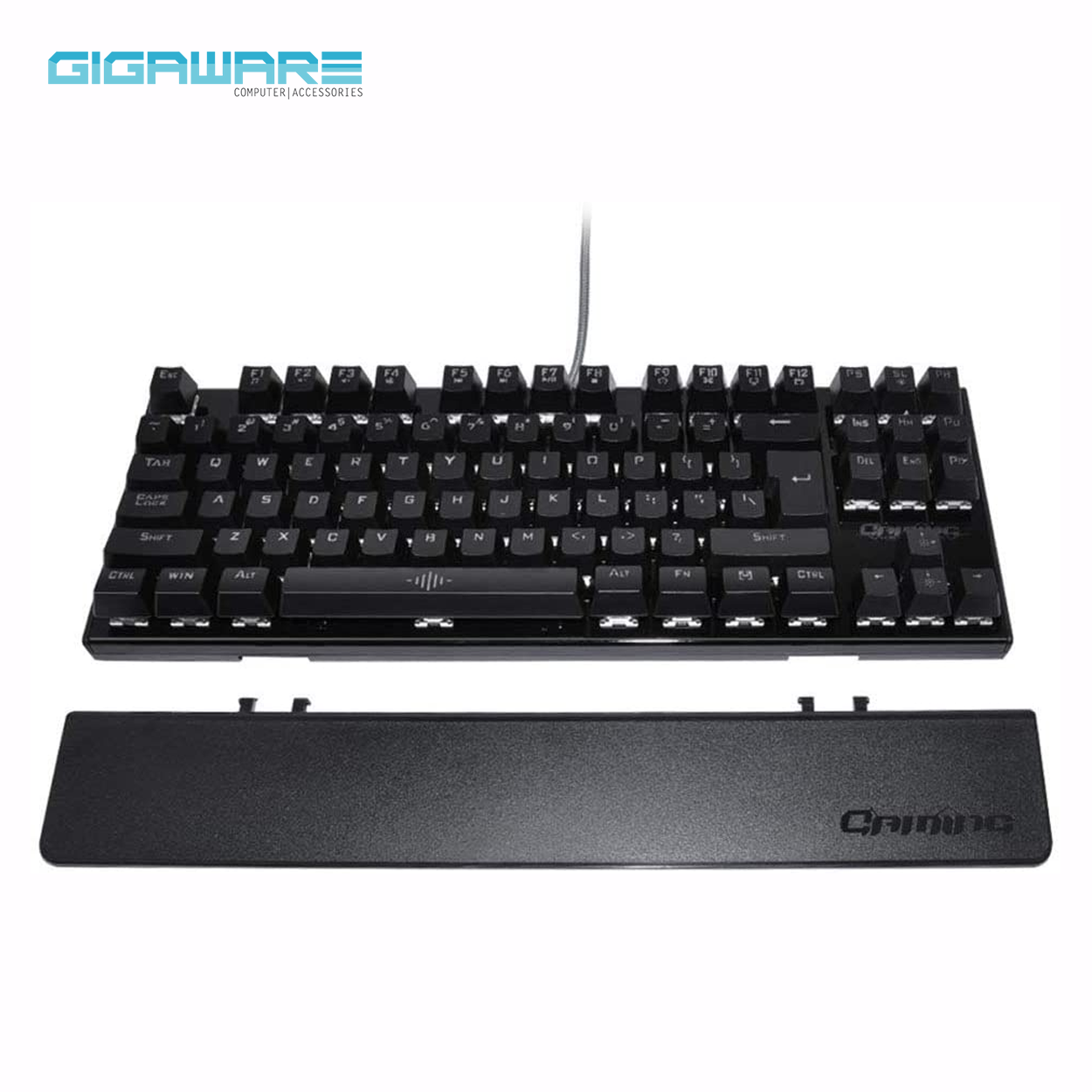 gigaware k28 limited edition blue switch mechanical keyboard