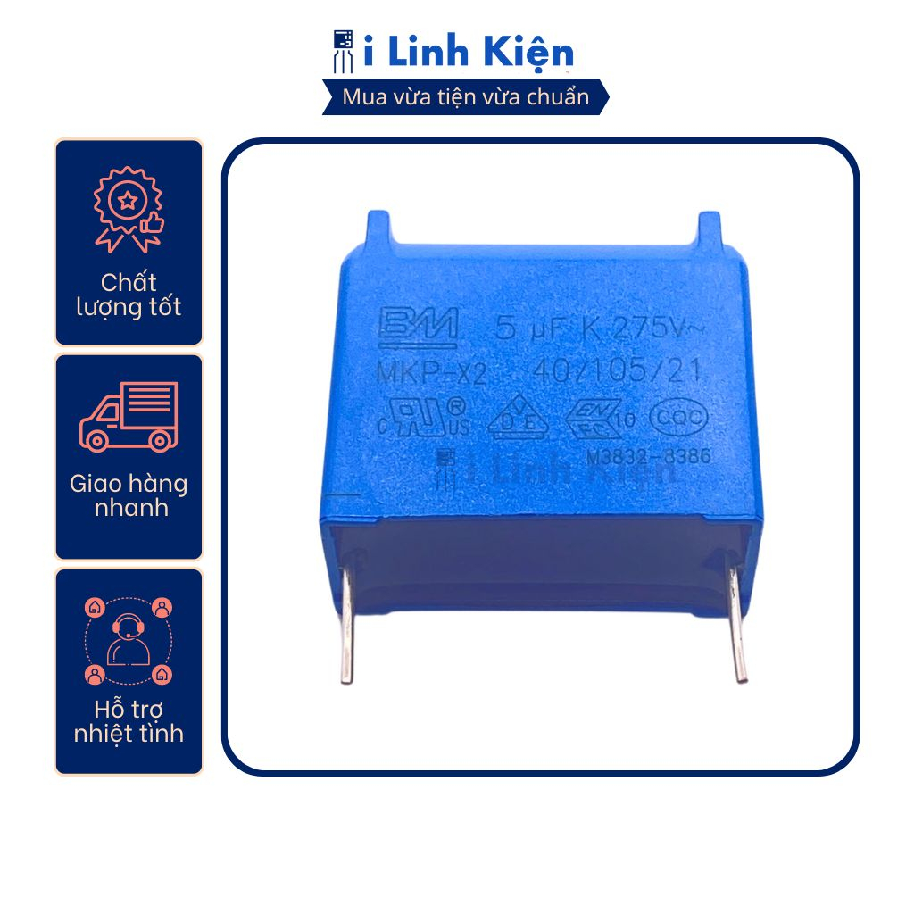 Tụ bếp từ 0.27uf 0.33uf 2uf 5uf 8uf 10uf chính hãng.
