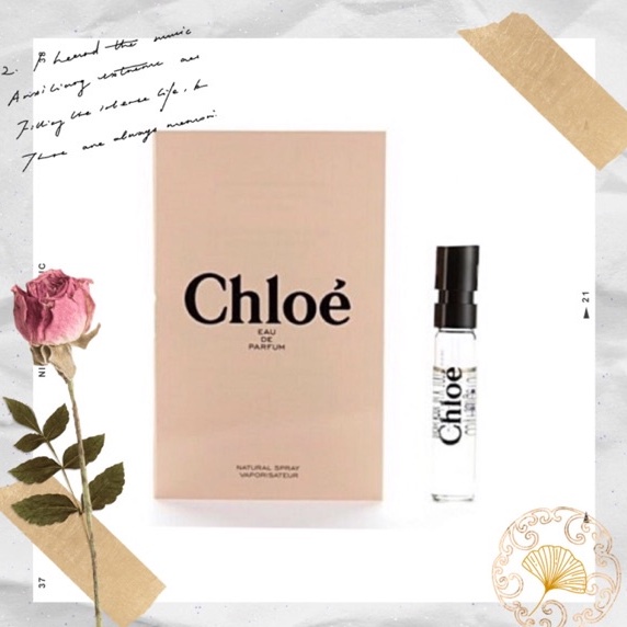 Nước Hoa mini Vial Chloé EDP 2ml [Nước hoa chính hãng] [Nước hoa nữ cao cấp]