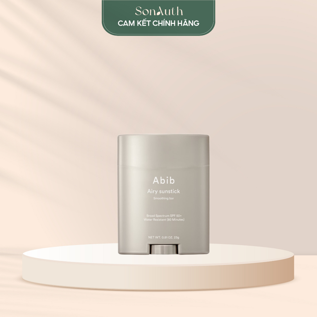 Thanh lăn chống nắng Abib Airy Sunstick Smoothing Bar SPF50+ 23g