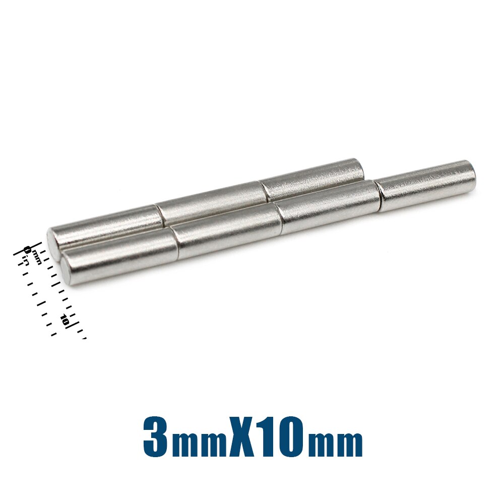 Nam châm siêu mạnh đường kính 3mm x 10mm ( 10 viên)