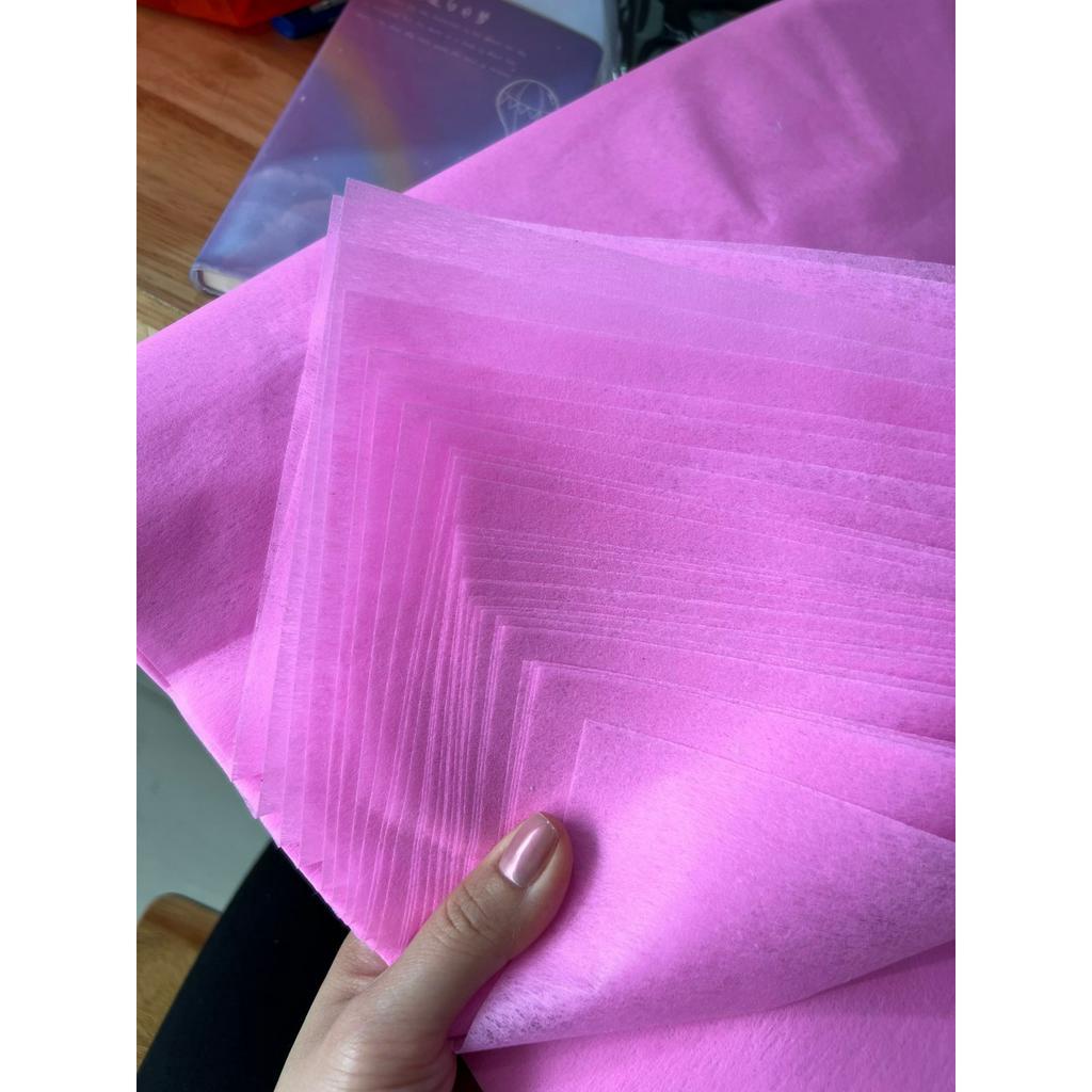Giấy nhún, mếch lụa gói hoa (3 tờ)