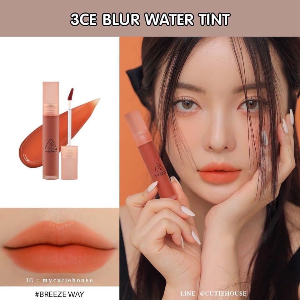 [100% Authentic] Son kem mới 3ce Blur Water Tint 4.6g