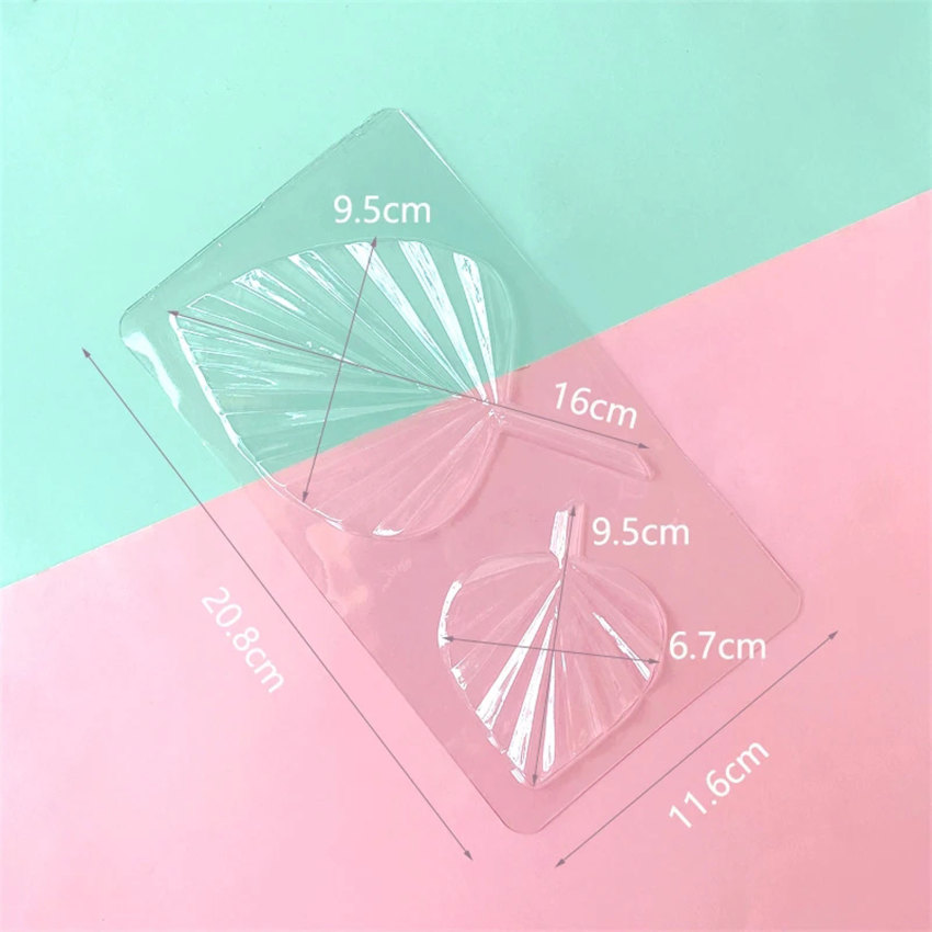 New Transparent Palm Leaf Chocolate Mould DIY Fondant Printing Cake Stencil Mousse Mold Cake Decorating Tools Baking Accessories