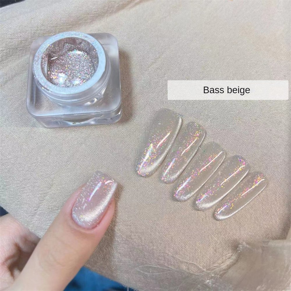 1PC Crystal Cat Eye Nail Polish Quick Drying Professional Design Health &amp; Beauty Most Popular Anti-stain Nail Polish Nail Polish