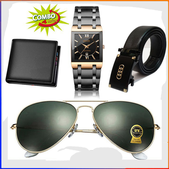 Combo 4 món phụ kiện nam thời trang