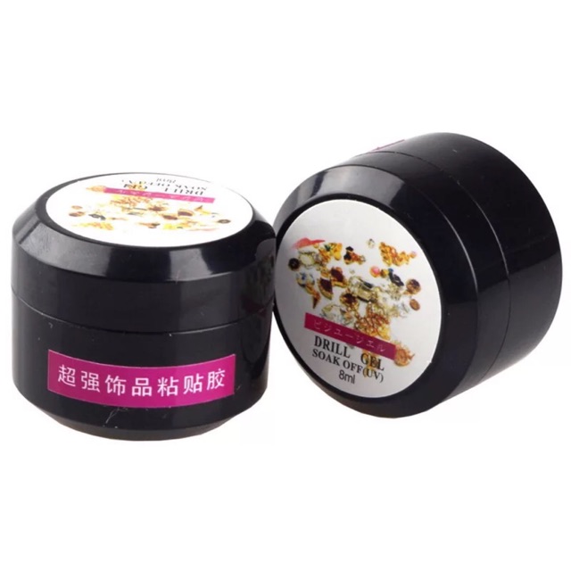 Đá chân keo khay màu 18 trang trí móng làm đẹp nail shop Hnnail