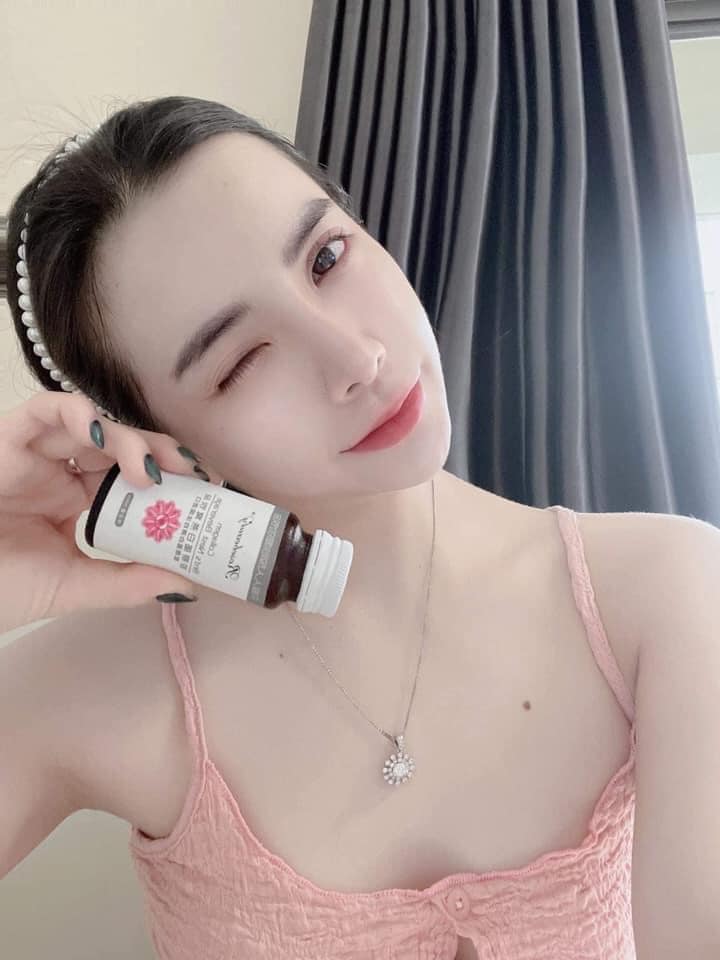 COLLAGEN YẾN TRẮNG DA ROSE BEAUTY ( phiên bảng mới trắng X10)