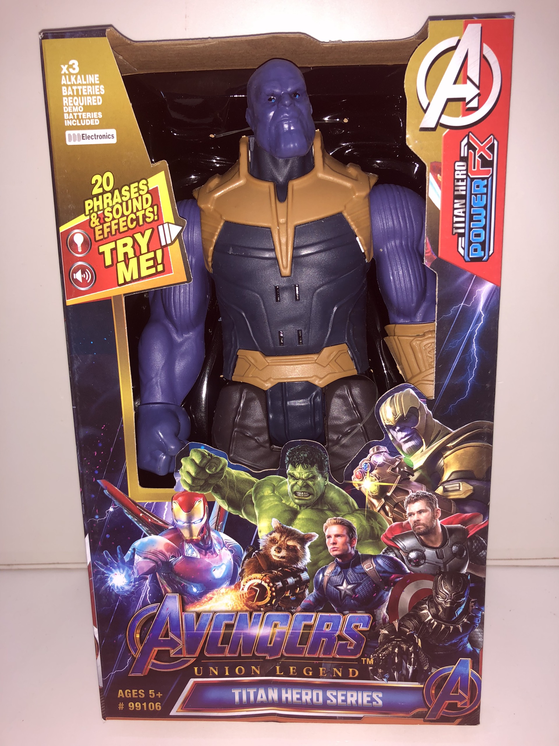 Siêu Nhân - Siêu anh hùng Adventure (Thor, Hulk, Iron Man, Spider Man, Thanos, Black Panther), 1 nhân vật