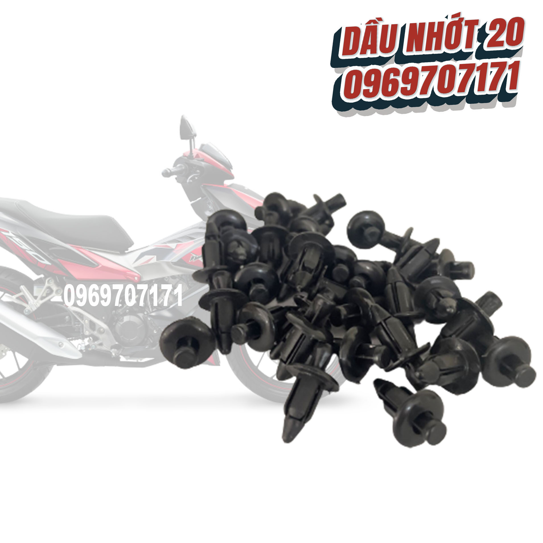 [8.5MM] ỐC BẤM DÀN NHỰA WINNER 8.5 li và các xe Honda khác