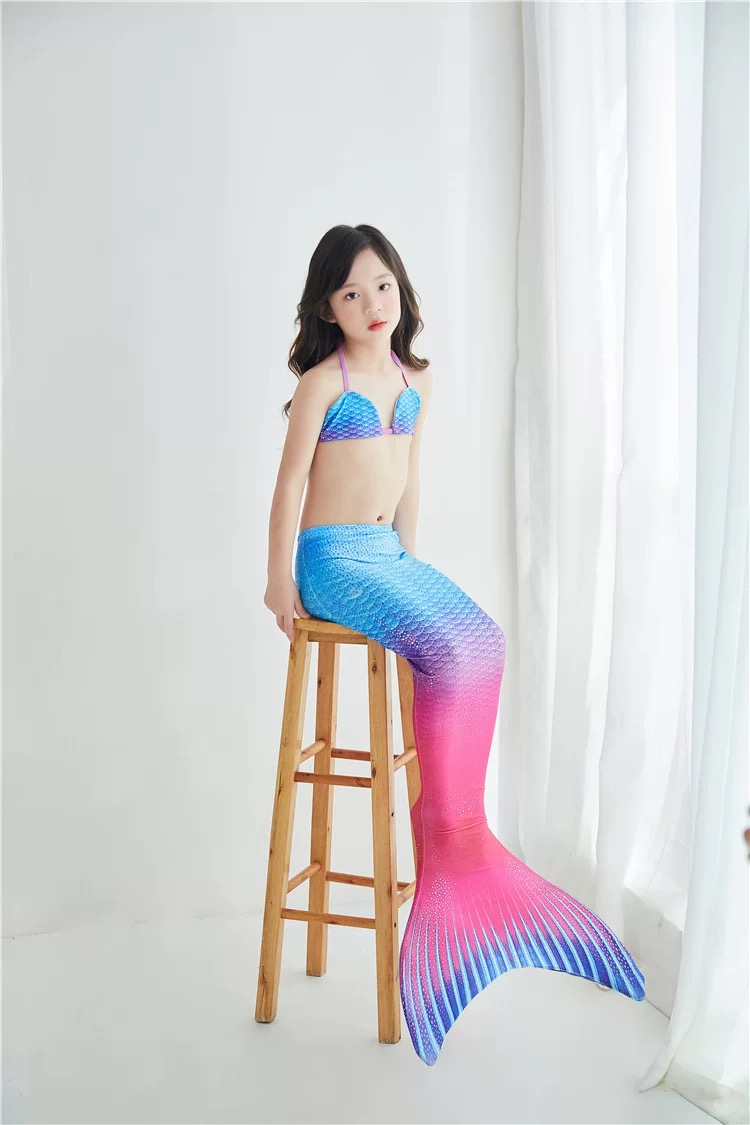 Bộ 2 món đồ bơi nàng tiên cá cho bé gái