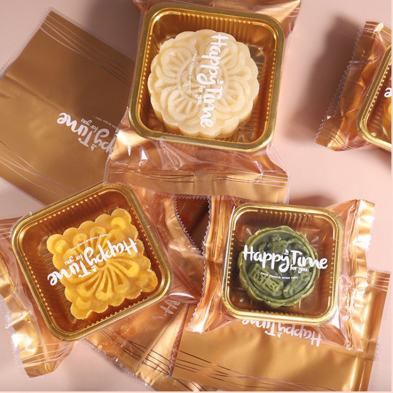 Túi đựng bánh trung thu 50/75/125g happy time 100c
