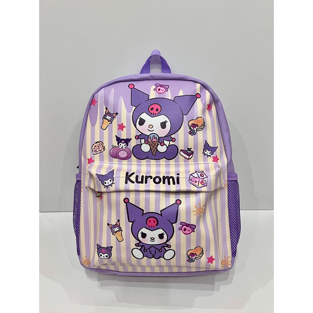 【PRETTYG】Sanrio Backpack New Style Cartoon PU Schoolbag Primary School ...