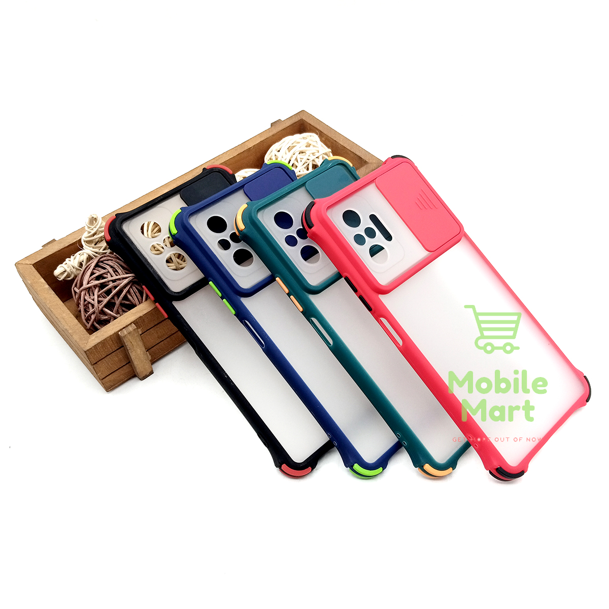 Xiaomi Redmi Note 10 Pro Back Cover Smoky Matte Bumper Armor Case