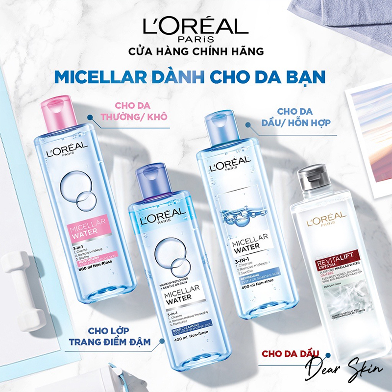 Nước Tẩy Trang Loreal 400ml