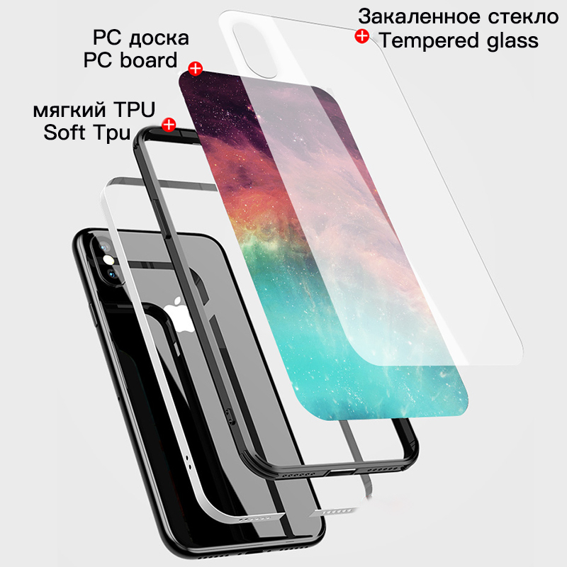 For Honor 200 Pro Lite case Tempered Glass mirror Protector Starry Sky Couple For Honor 200 Lite Pro Back Cover Phone Cases.