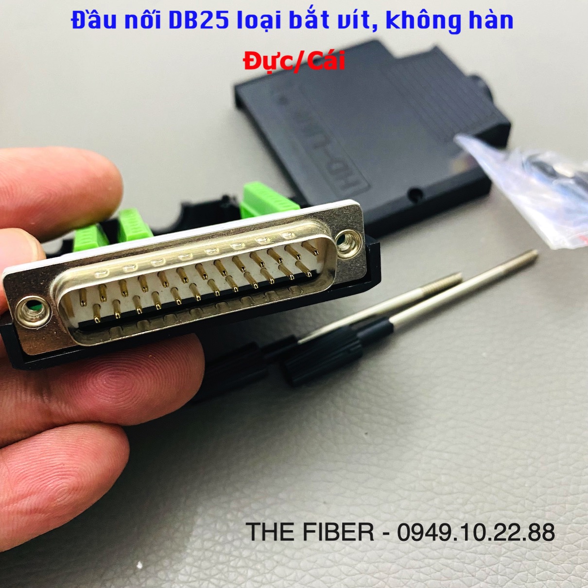 Đầu Jack DB25 không hàn đầu Đực/Cái - Dòng cao cấp