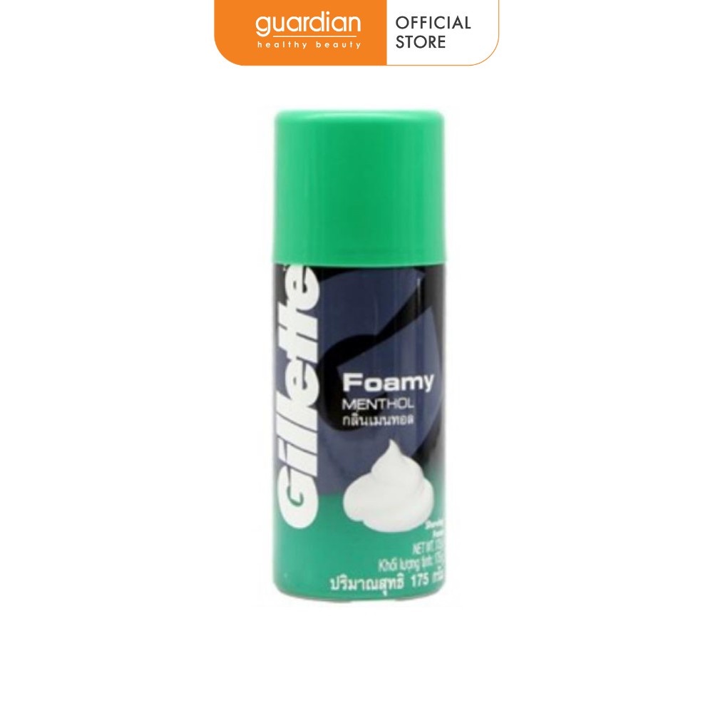 Bọt Cạo Râu Hương Bạc Hà Foamy Methol Gillette 175Gr