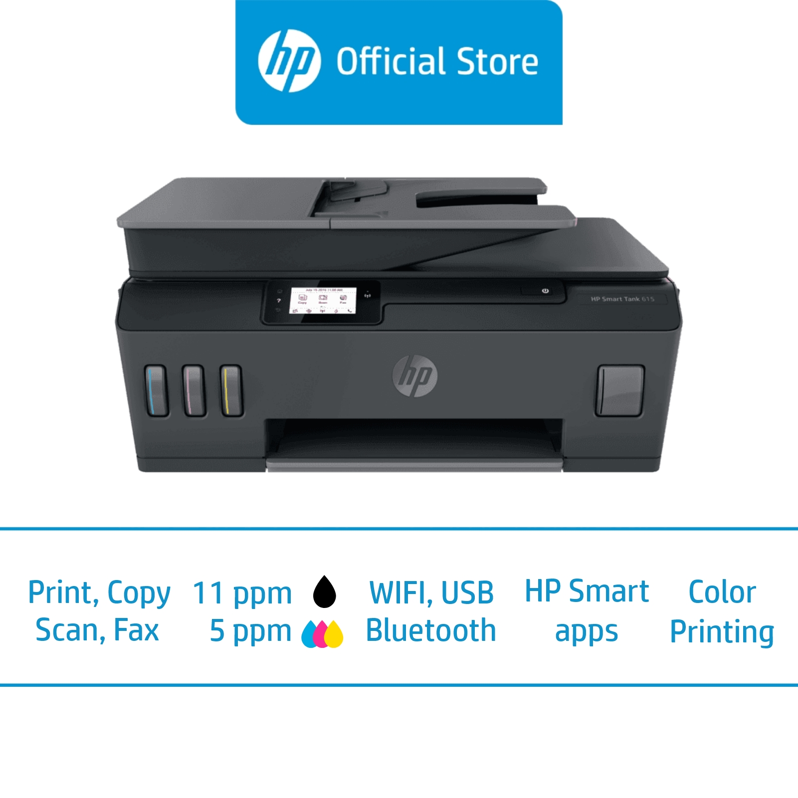 HP Smart Tank 615 Wireless All-in-One Printer | HP Store South Africa -  YouTube