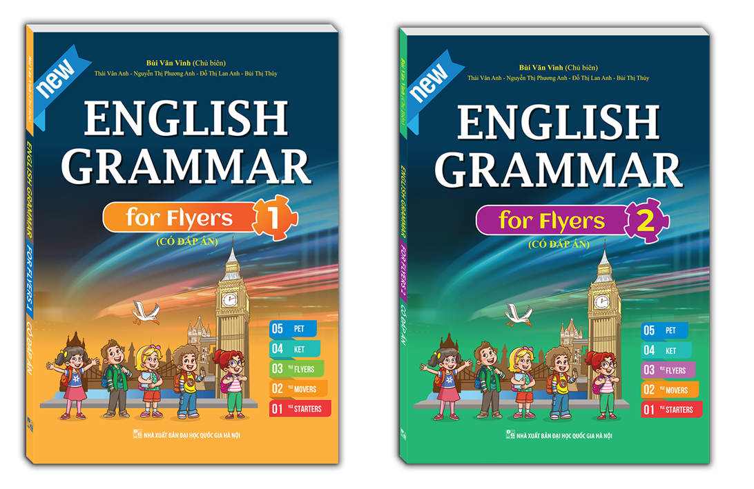 Sách - Combo 2c - English grammar for Flyers
