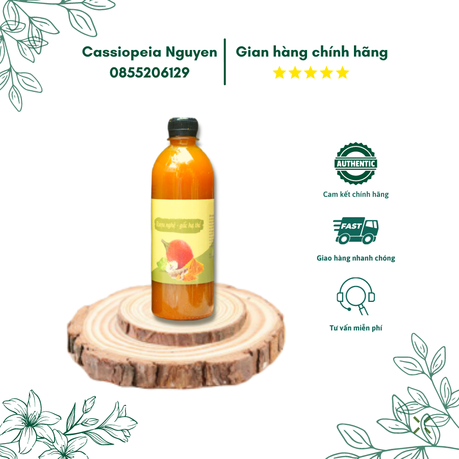 Cốt nghệ gấc hạ thổ thoa mặt