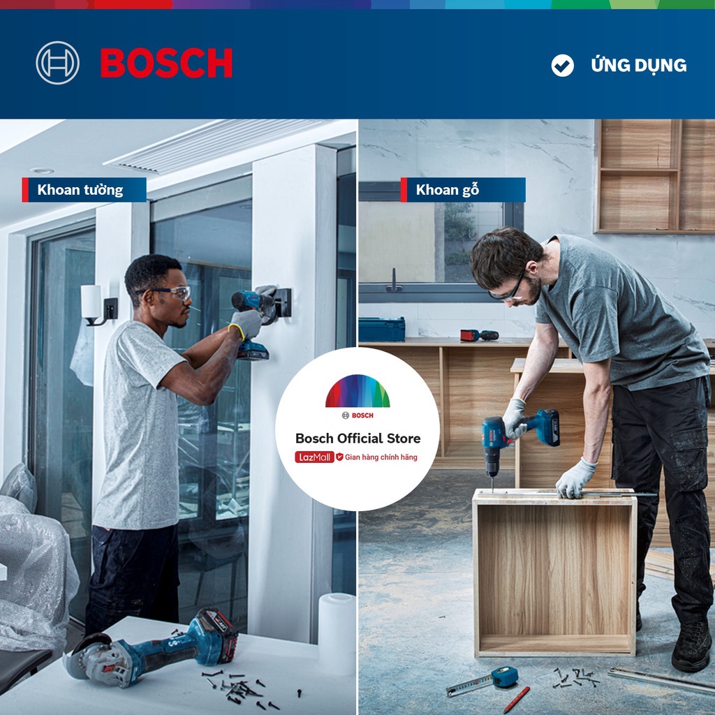 Máy khoan vặn vít động lực pin GSB 185-LI