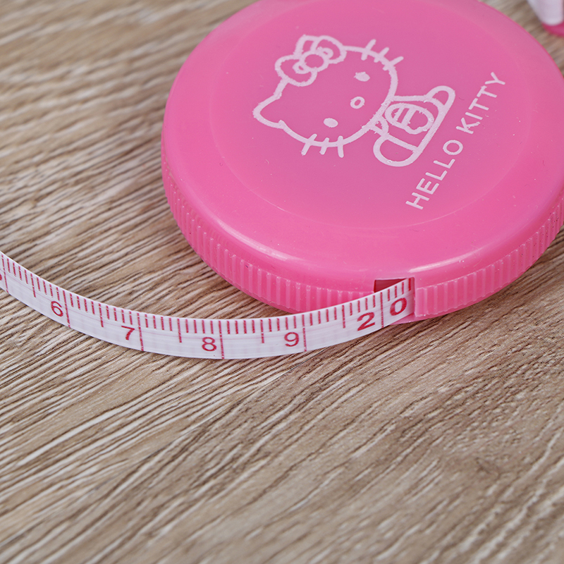 Flppy Ruler Tools HELLO KITTY Cute Retractable Tape Measure Cartoon Floppy Ruler ...