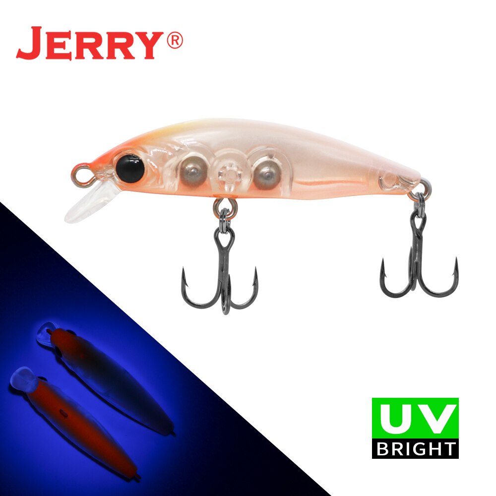 Jerry Silder Ultralight Spinning Fishing Lures Micro Minnow Lure Hard Bait  Slow Sinking Jerkbait Crankbait Trout Bass Lures 45Mm Baits