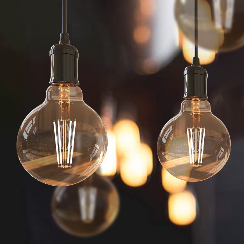 globe filament light bulbs