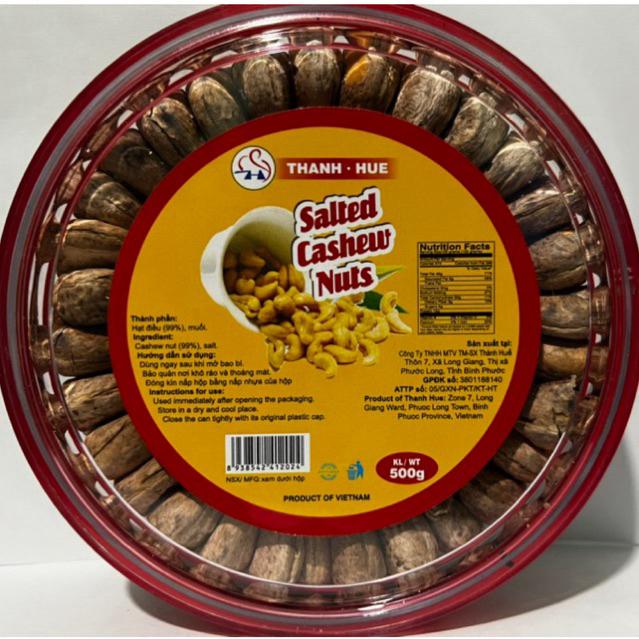 Hạt Điều Rang Muối Hộp 500gr