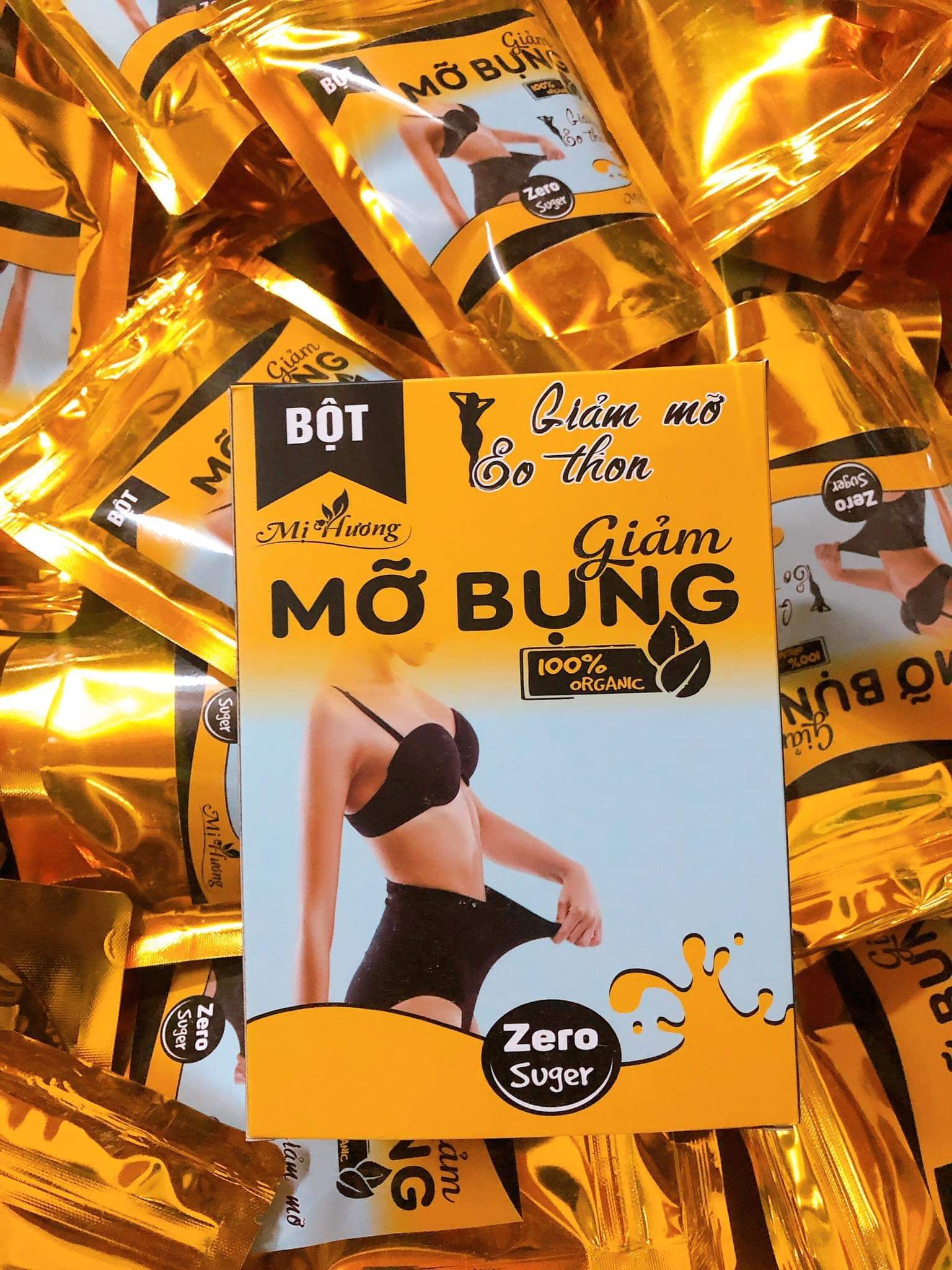 Bột Tan Mỡ Bụng Giảm Mõ, Eo Thon Mị Hương - Hàng chuẩn