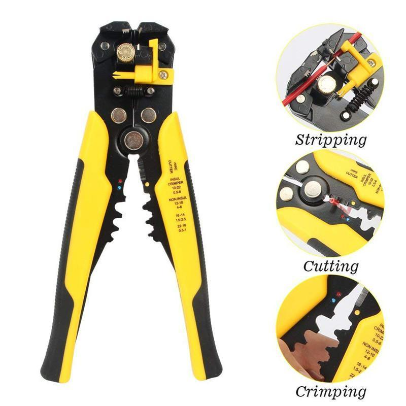 Oright Wire Stripping Tool, Self-adjusting 8 Automatic Wire Stripper ...