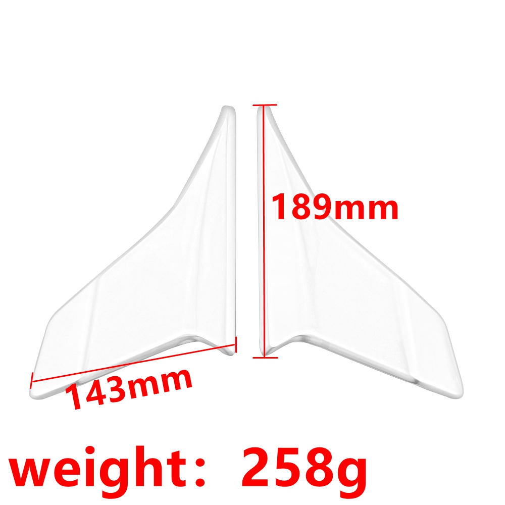 【Fast and Free Delivery】 CFMOTO CF250SR CF 250SR 250 SR 300SR Motorcycle Parts Side Downforce Spoilers Fixed Winglet Fairing Wings Deflectors.