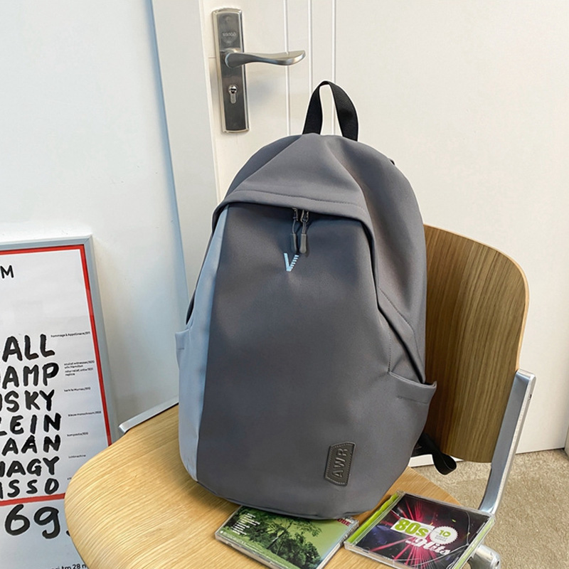 Movi Katie Men's backpack Korean version of high school students ulzzang student schoolbag large capacity ins fashion backpacks