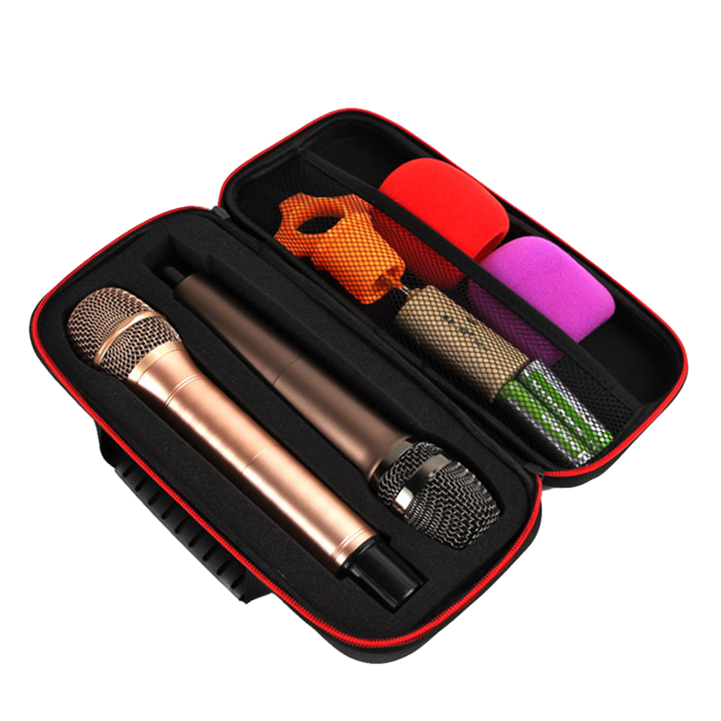 Túi lưu trữ Microphone Túi Microphone balo du lịch gấp gọn với không gian bên trong riêng biệt Microphone hộp túi bảo vệ thực hiện